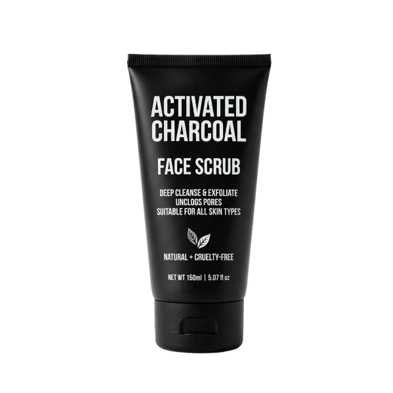 Activated Charcoal Gommage Purifiant Visage au Charbon Actif