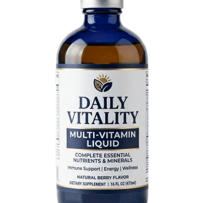 Daily Vitality Multivitamines Liquides Essentielles Fruits Rouges - seconde vue