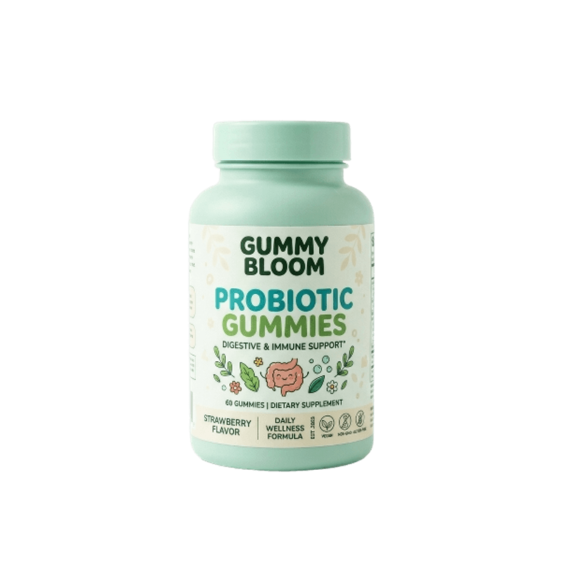 Gummy Bloom Gummies Probiotiques Flore Intestinale & Immunité Fraise