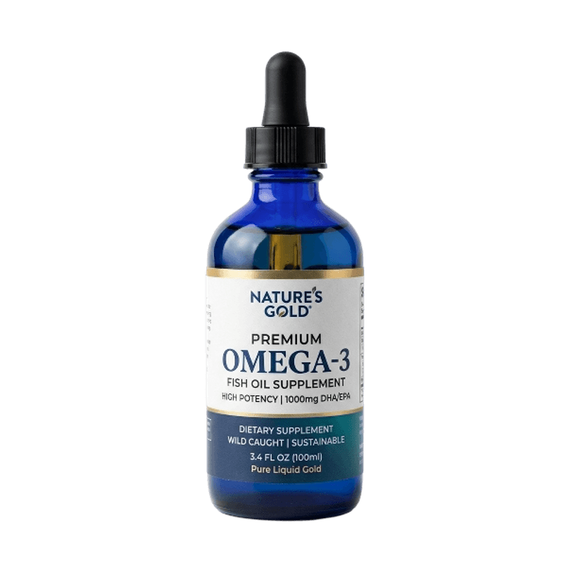 Nature's Gold Huile Pure Oméga-3 Sauvage 1000mg EPA/DHA