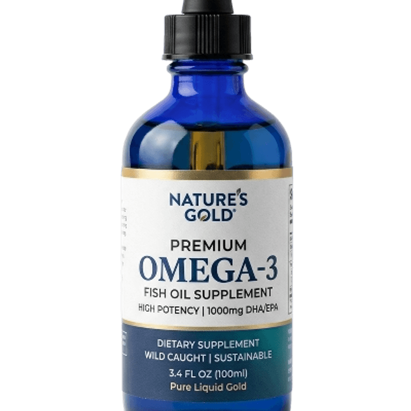 Nature's Gold Huile Pure Oméga-3 Sauvage 1000mg EPA/DHA - seconde vue